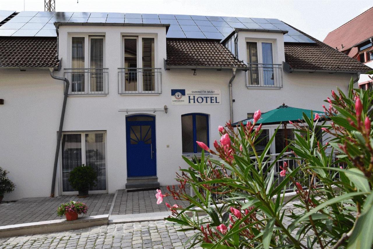 Hotel Sammeth Braeu Weidenbach (Ansbach) Exterior foto